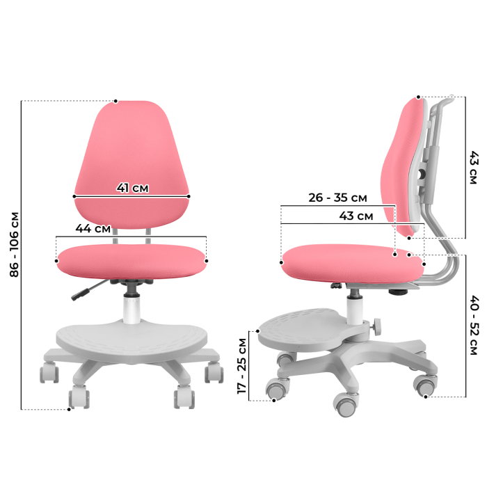 Характеристики Детское кресло Anatomica Ribera NEW Характеристики Детское кресло Anatomica Ribera NEW