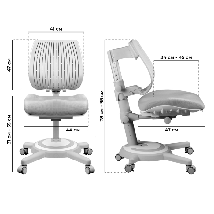 Характеристики Детское кресло Kinderzen Ergoback